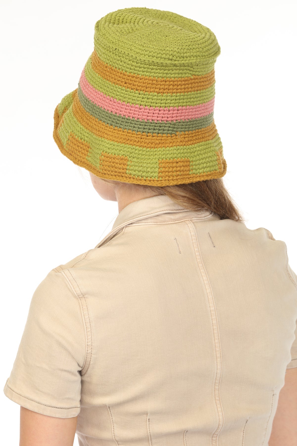 Maya Crochet Multi Bucket Hat