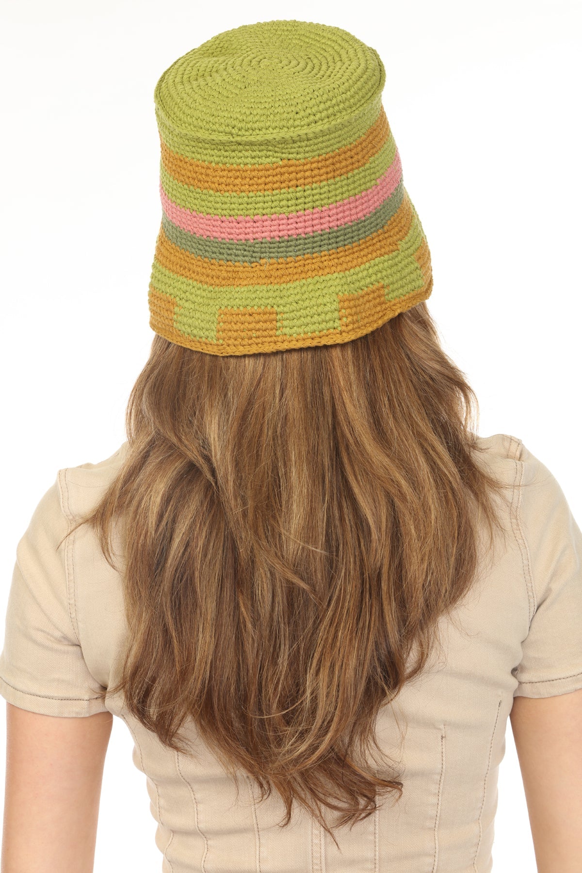 Maya Crochet Multi Bucket Hat