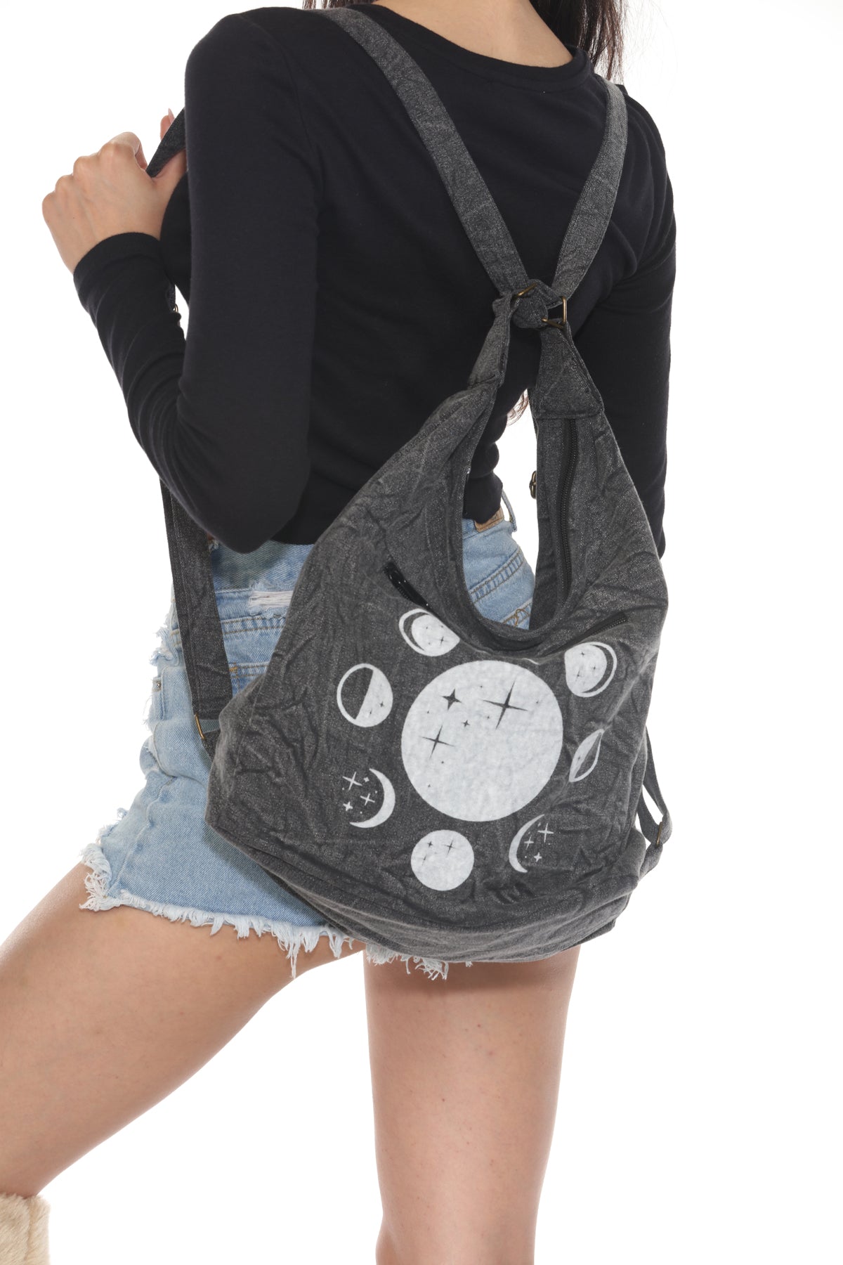Convertible Backpack Hobo Bag