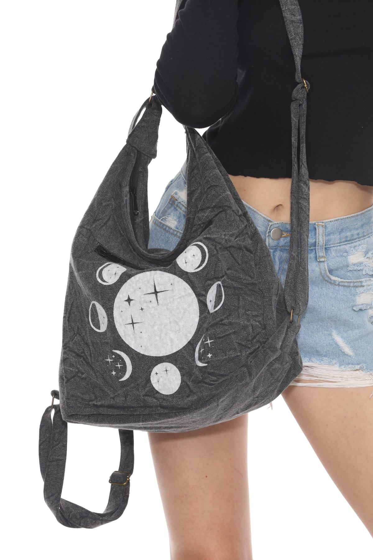 Convertible Backpack Hobo Bag