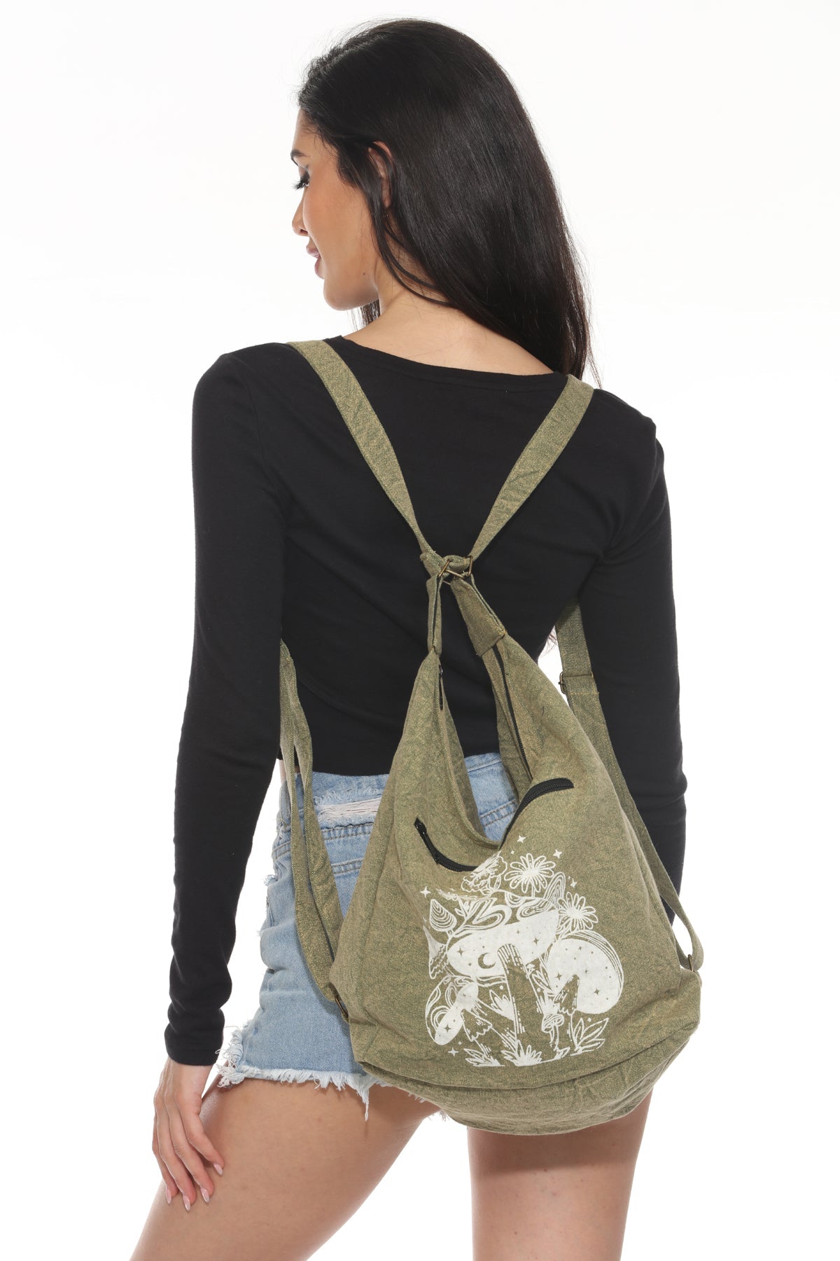 Convertible Backpack Hobo Bag