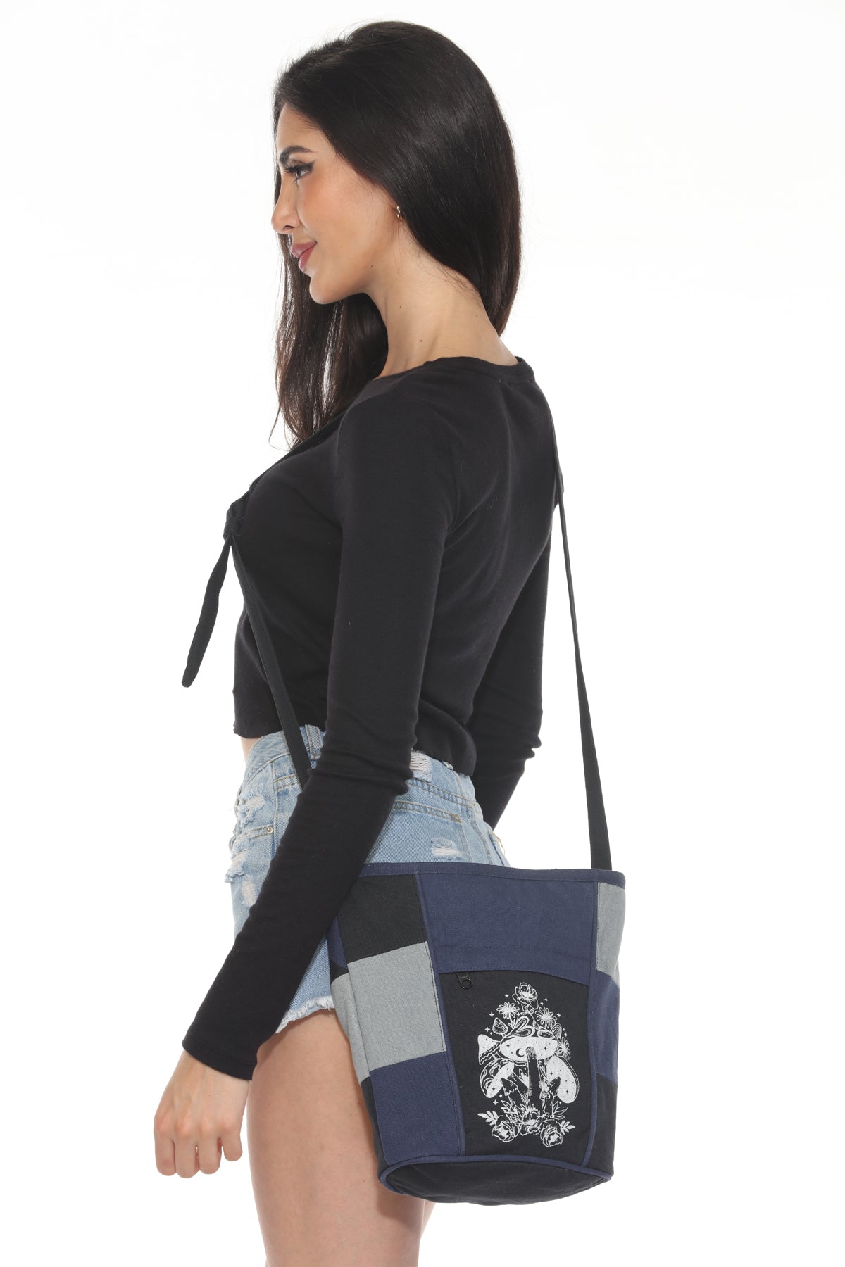 Patchwork Crossbody Canvas bag