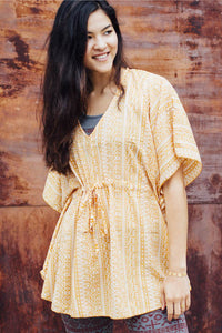 women's butterfly sleeve summer beach tunic