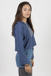 Cozy Mandala Crop Hoodie