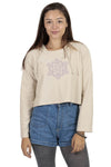 Cozy Mandala Crop Hoodie