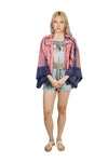 Tie-Dye Kimono Cardigan