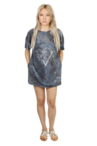 Winged Lotus Open Back Tie-Dye Tunic