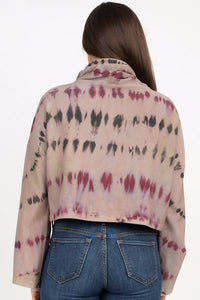 Cozy Cowl-Neck Cropped Sweatshirt