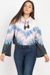 Cozy Cowl-Neck Cropped Sweatshirt