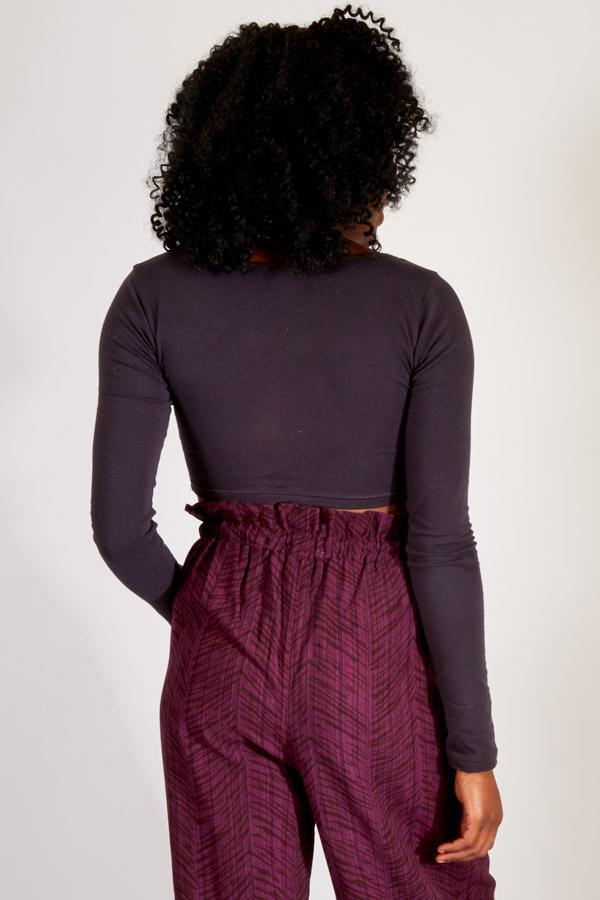 Spirit Animal Organic Long Sleeve Crop Top