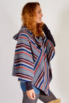 Woodstock Soft-washed Cotton Hoodie Poncho