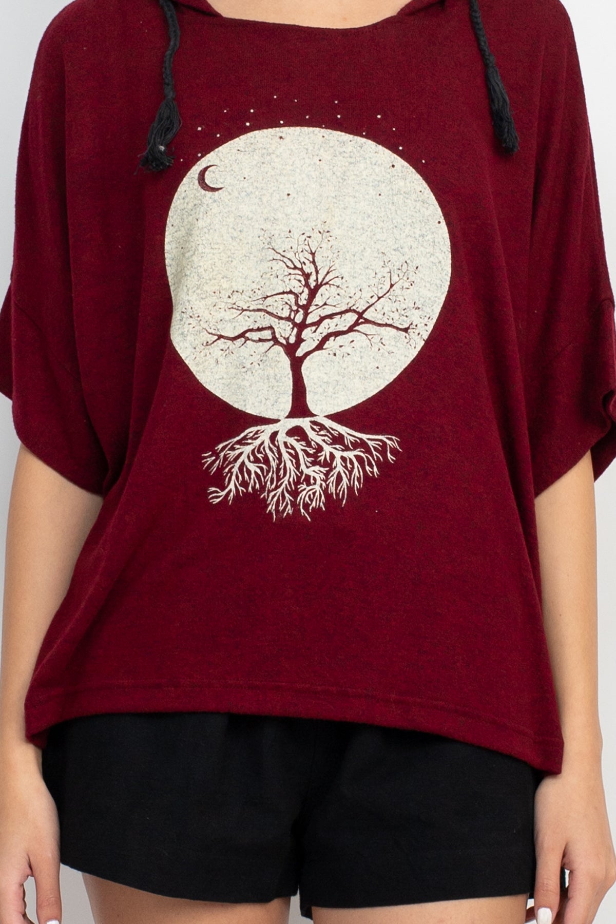 Lunar Tree of Life Oversize Soft Sweater