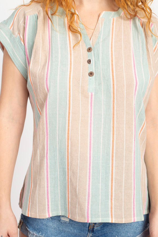 Stripe Vintage Blouse