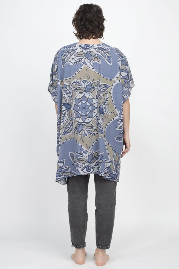Georgette Crystal Kimono