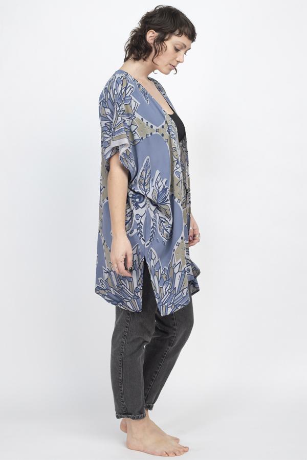 Georgette Crystal Kimono