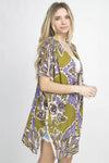 Georgette Crystal Kimono
