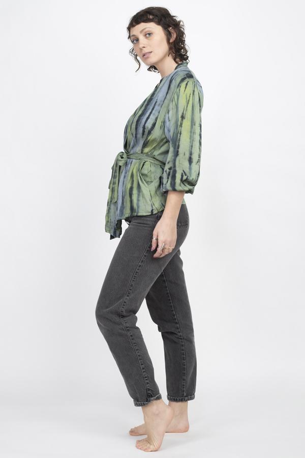 Tie-dye Kimono Wrap