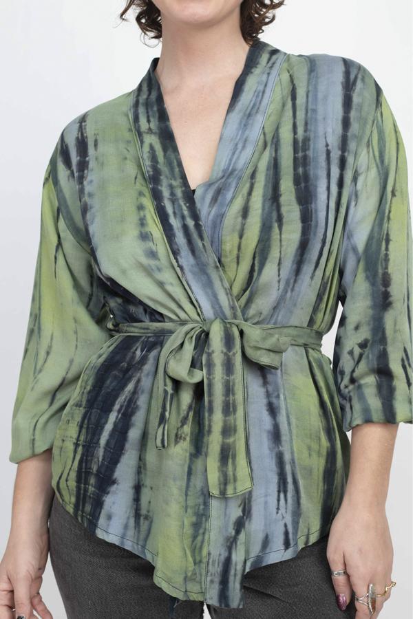 Tie-dye Kimono Wrap