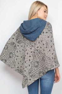 Boho Printed Poncho