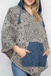 Boho Printed Poncho