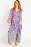 Block Printed Third Eye Maxi Dress
