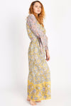 Block Printed Third Eye Maxi Dress