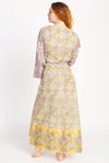 Block Printed Third Eye Maxi Dress