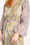 Block Printed Third Eye Maxi Dress
