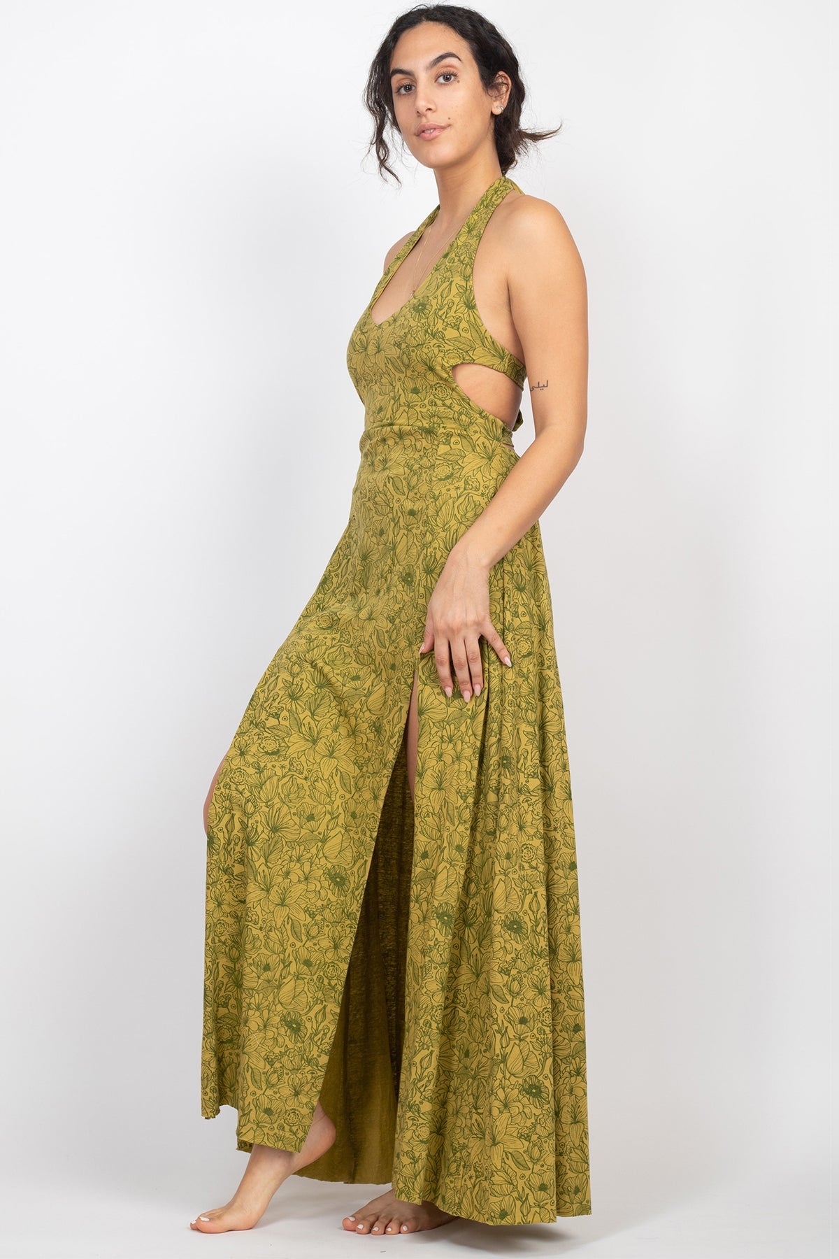 Tie Back Maxi Dress