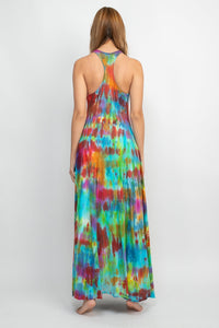 Flowy Tie-dye Maxi Dress