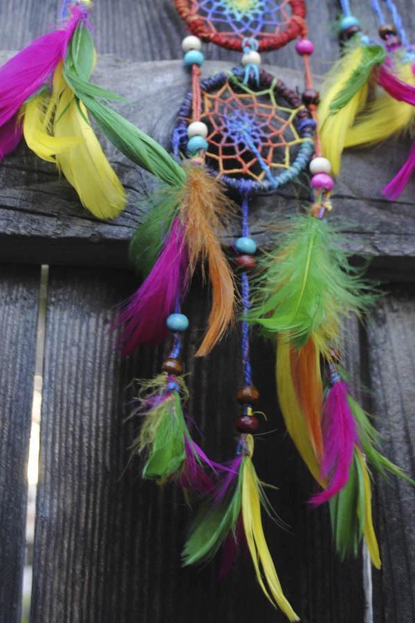 Rainbow Kite Dream Catcher