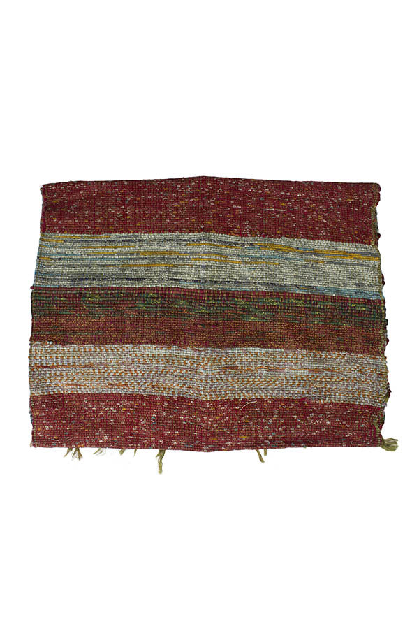 Handwoven Recycled Sari Runner Yoga Mat