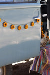 Felt Flowers Garland