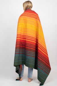 Ombre Striped Beach Blanket