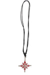 Bird's Eye View Coral Lotus Pendant