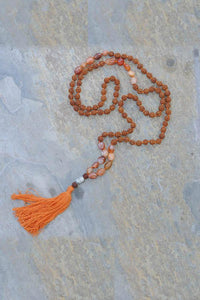 Buddha Head Rudraksha Healing Mala