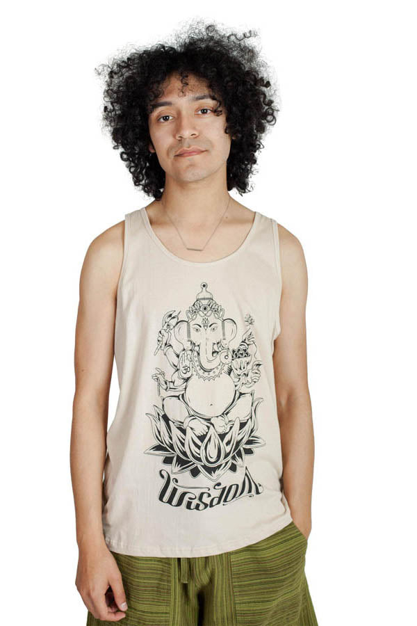 Ganesha for Wisdom Cotton Tank