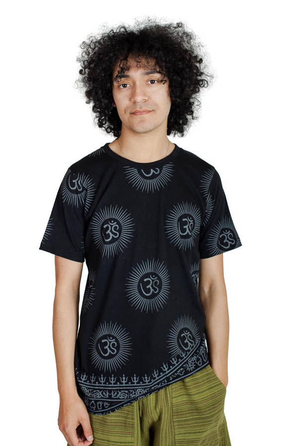 Om Burst Sanskrit Tee