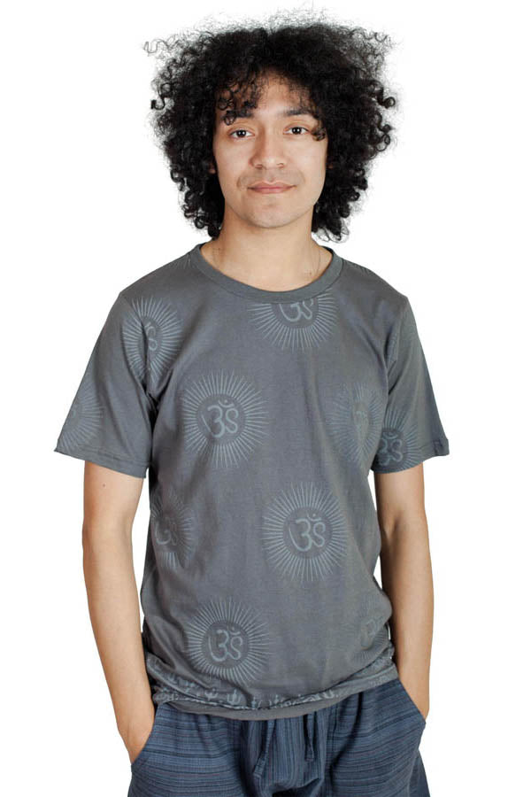 Om Burst Sanskrit Tee