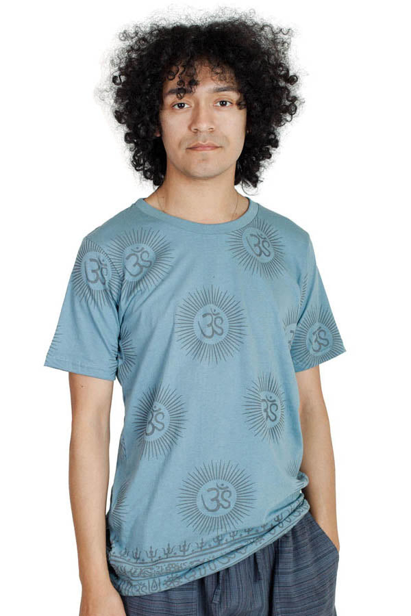 Om Burst Sanskrit Tee