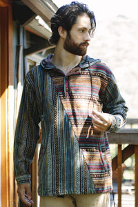 Men's Cotton Gheri Casual Winter Hoodie Jacket