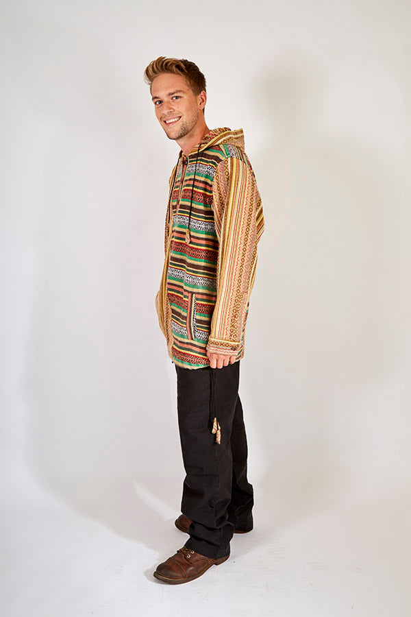 Men's Cotton Gheri Casual Winter Hoodie Jacket