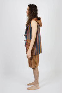 Hitchhiker Hippie Gheri Hooded Vest