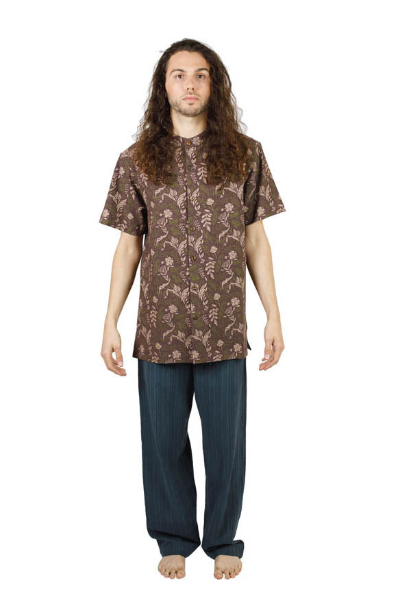 Boho Jungle Cotton Button Down Kurta