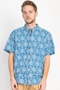 Men's Third Eye Short Sleeve Button Shirt