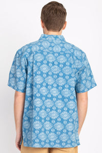 Men's Third Eye Short Sleeve Button Shirt