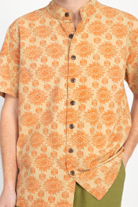 Men's Third Eye Short Sleeve Button Shirt