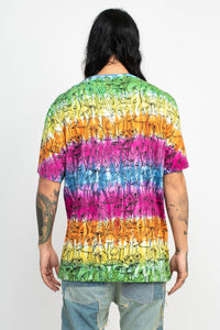 Printed & Tie-dye T-Shirt