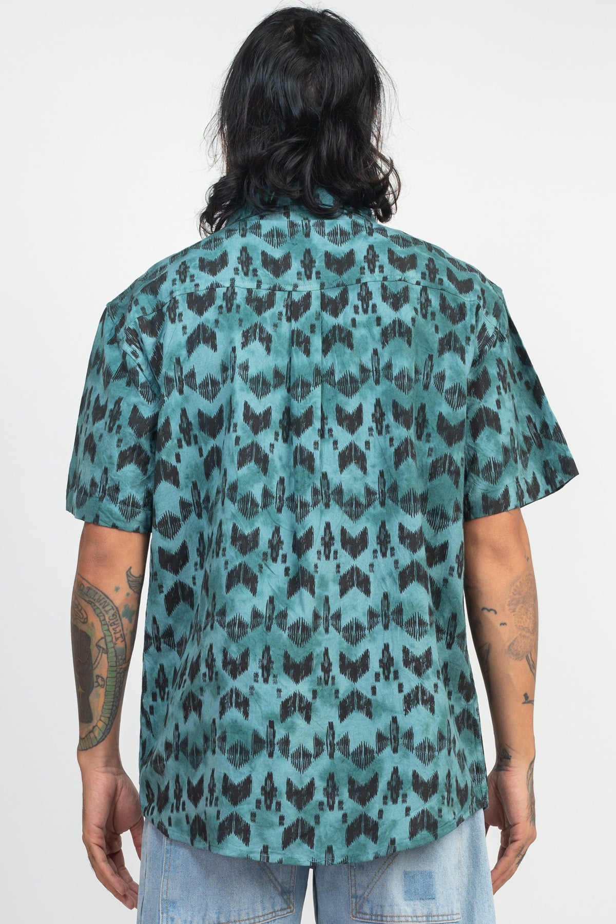 Tribal Ptn Tiedye BD Shirt