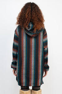 Unisex Stripe Baja Hoodie